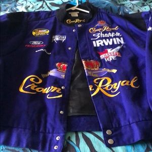 Vintage Crown royal nascar jacket